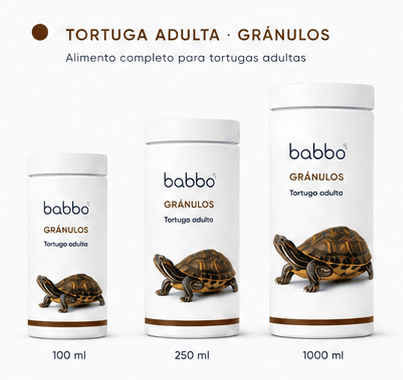 Formatos de Tortuga Adulta · Gránulos