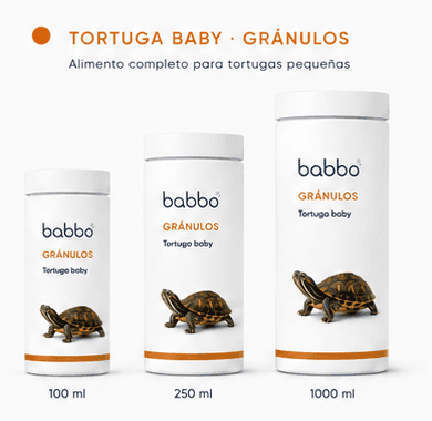 Formatos de Tortuga Baby · Gránulos